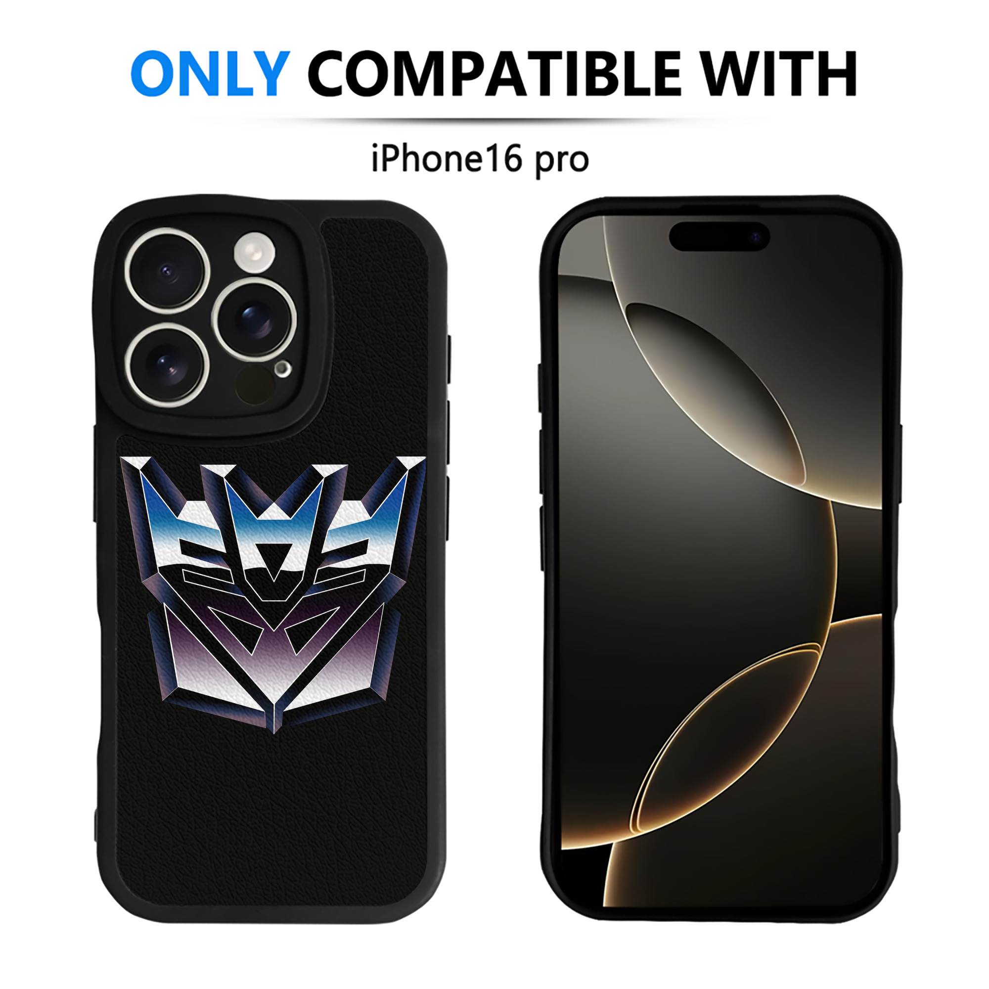 （画像用） Transformers トランスフォーマー 【iPhone 16シリーズ対応】シリコンスマホケース（レザー調） 材質：シリコン